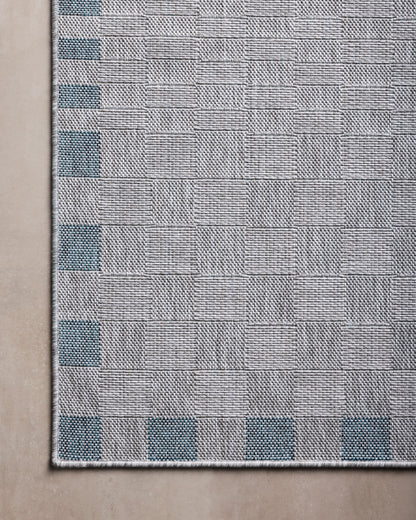 Amber Lewis Topanga 07 Silver / Blue - Chapin Furniture