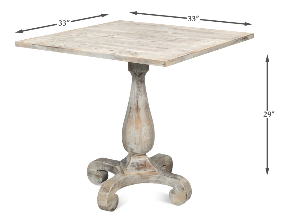 Bistro Table- Grey Oak - Chapin Furniture