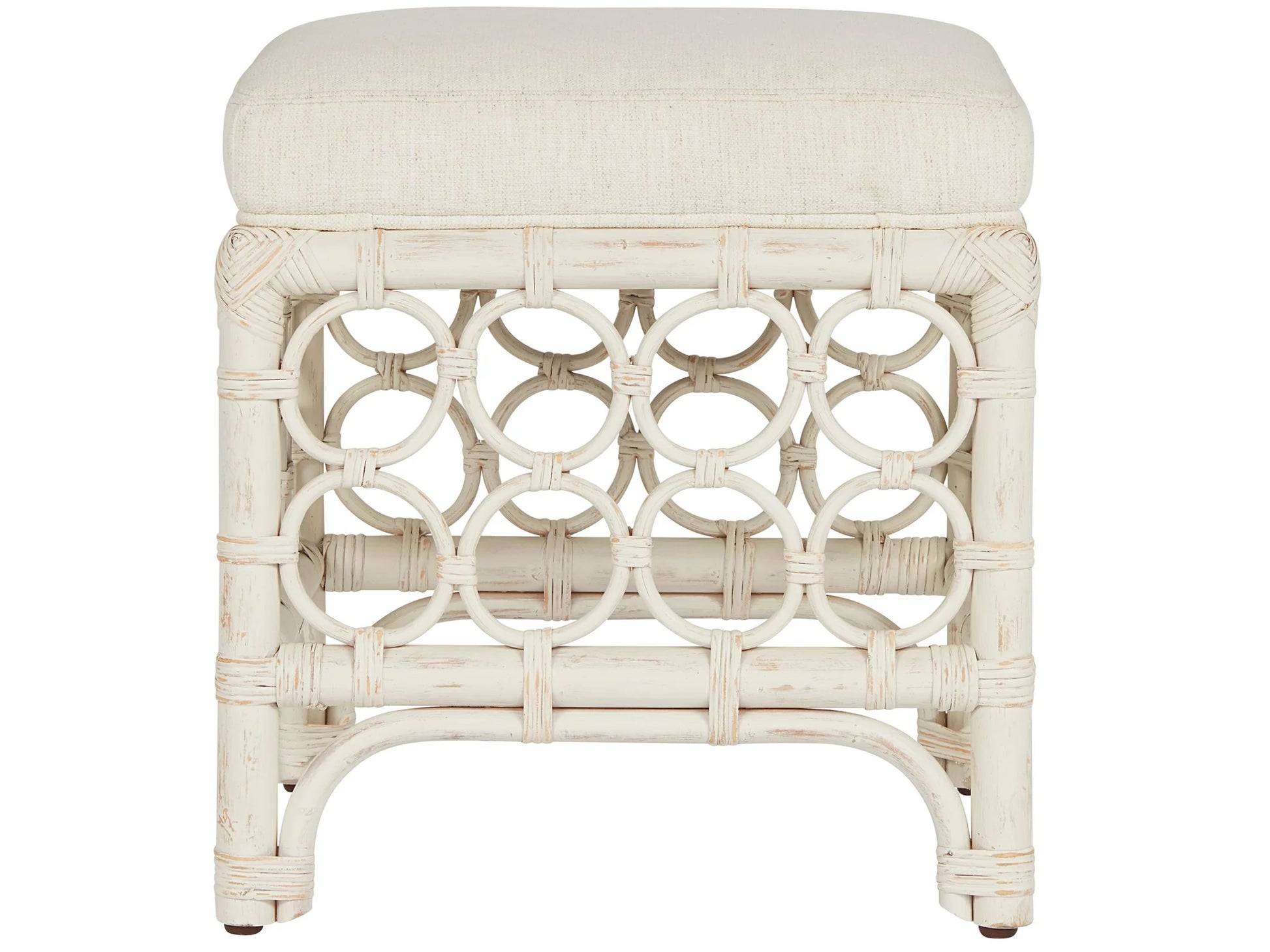 Getaway Coastal Living Rattan Stool - Chapin Furniture