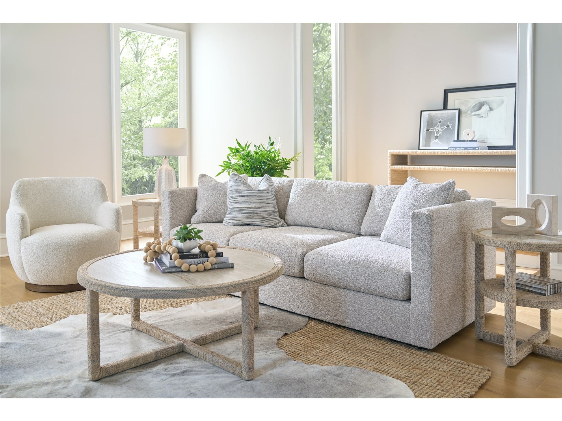 Oasis Coastal Living Abaca Side Table - Chapin Furniture