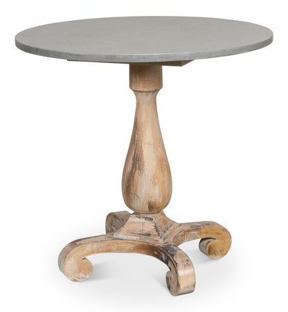 Bistro Table- Grey Stone Top - Chapin Furniture