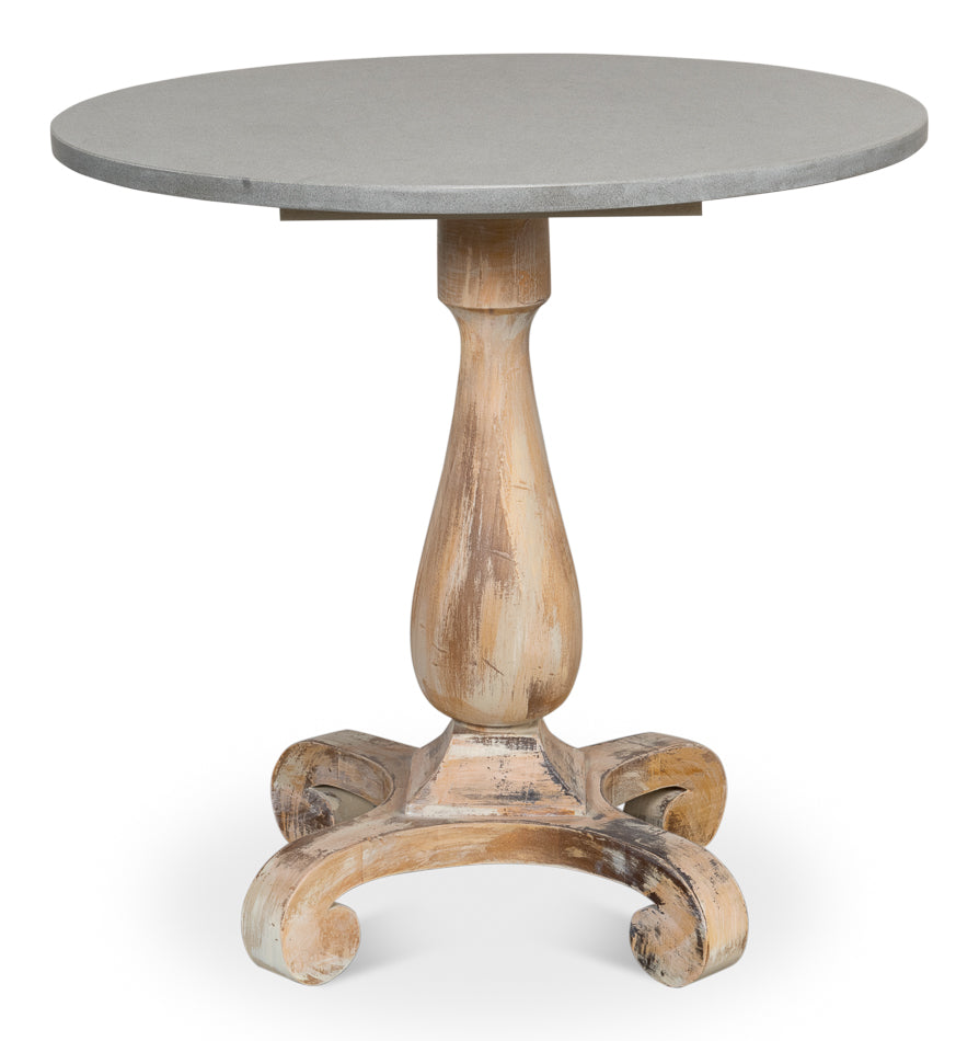 Bistro Table- Grey Stone Top - Chapin Furniture