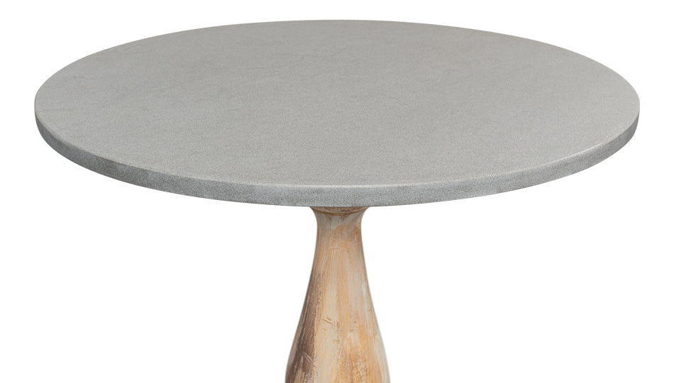 Bistro Table- Grey Stone Top - Chapin Furniture