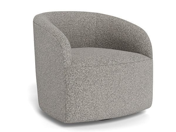 Miranda Kerr Home Exhale Swivel Chair- Lavani Frost - Chapin Furniture