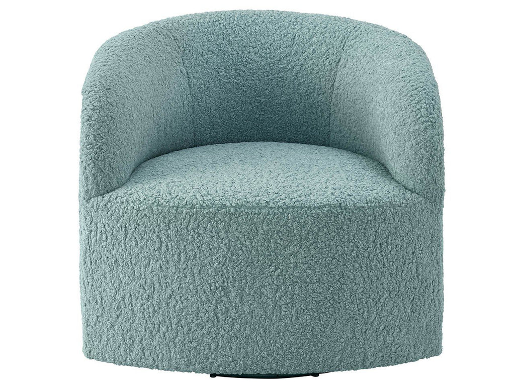 Miranda Kerr Home Exhale Swivel Chair-Angelina Mineral - Chapin Furniture