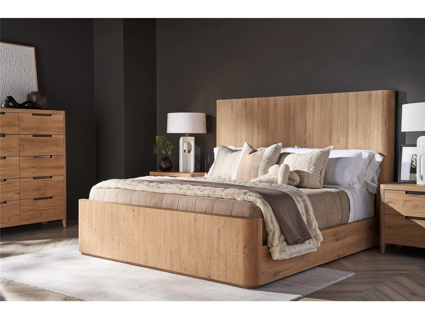 New Modern Walker Panel Bed - Queen - Chapin Furniture