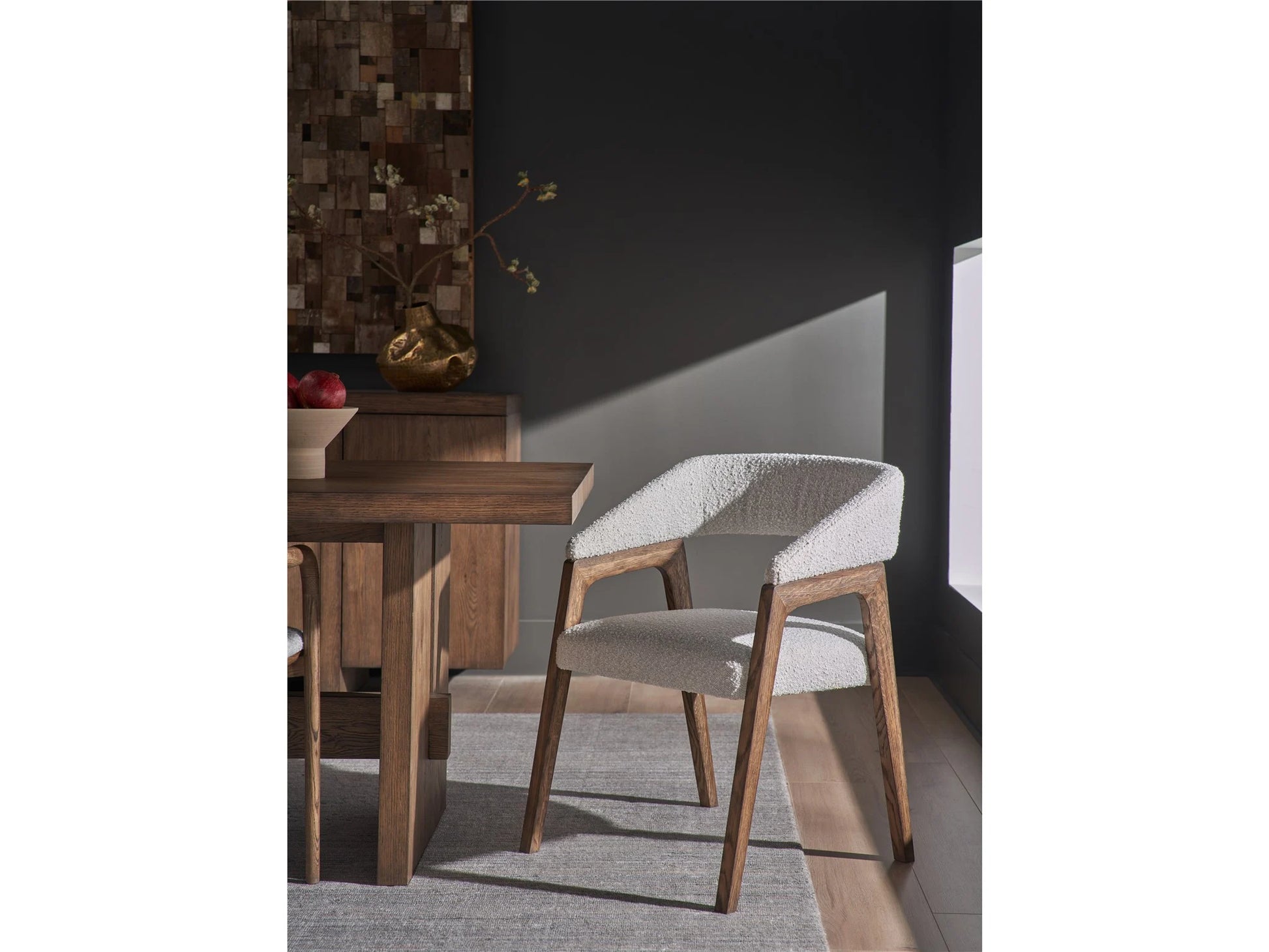 New Modern Barrel Back Dining Chair - Chapin Furniture