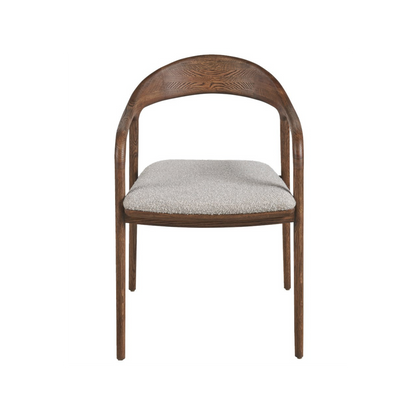 New Modern Echo Dining Arm Chair - Brown Oak - Chapin Furniture