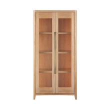 New Modern Zella Display Cabinet - Natural Oak - Chapin Furniture