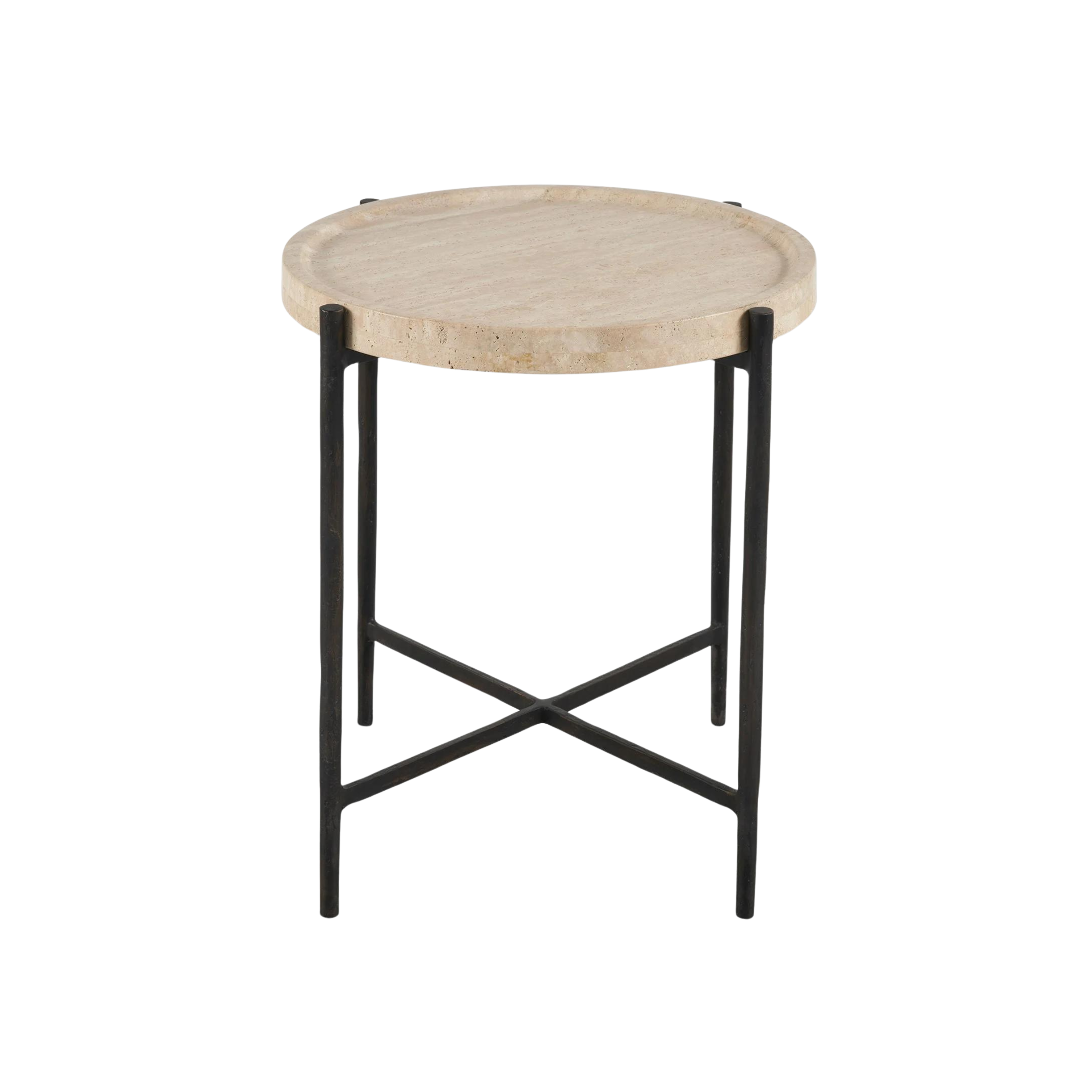 Theron Round End Table - Thumbnail 3
