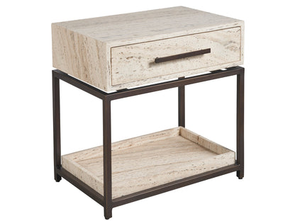 New Modern Dove Nightstand - Chapin Furniture