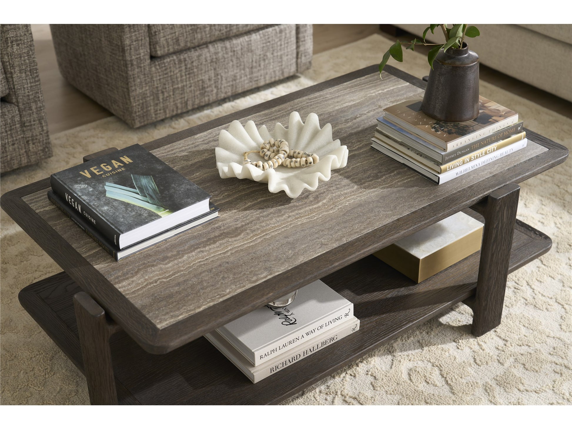 Modern: Sable & Desert Stone Cocktail Table - Chapin Furniture