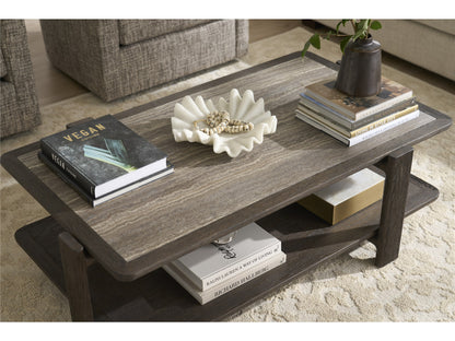 Modern: Sable & Desert Stone Cocktail Table - Chapin Furniture