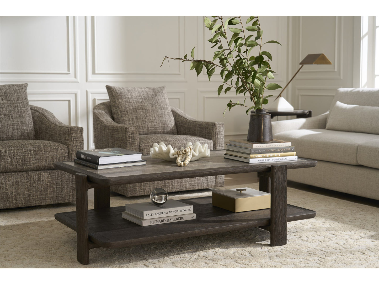 Modern: Sable & Desert Stone Cocktail Table - Chapin Furniture