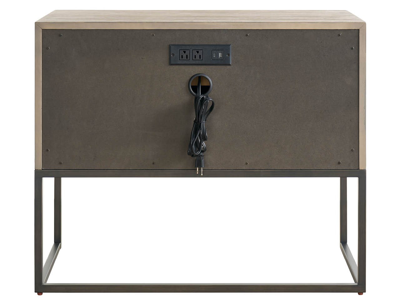 Dwell Metal Nightstand - Chapin Furniture