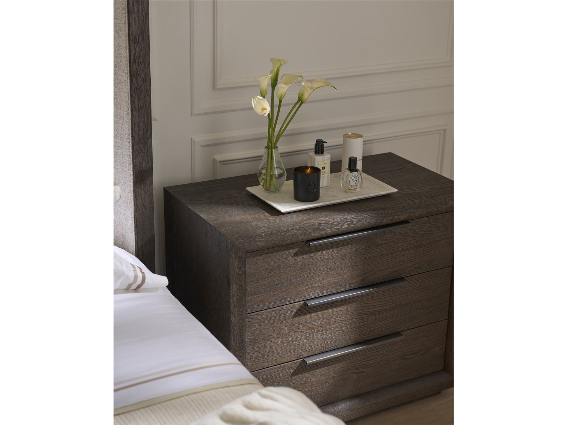 Modern: Sable & Desert Plinth Nightstand - Chapin Furniture