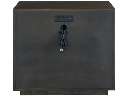 Modern: Sable & Desert Plinth Nightstand - Chapin Furniture