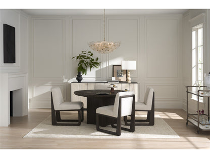Modern: Sable & Desert Round Dining Table - Chapin Furniture