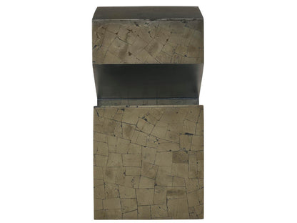 Modern: Sable & Desert Pyrite Side Table - Chapin Furniture