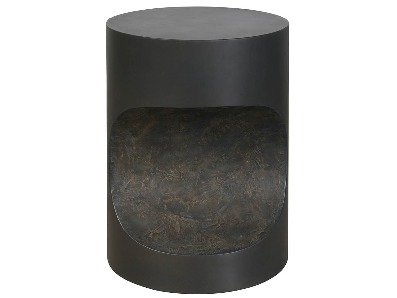 Modern: Sable & Desert Concrete Side Table - Chapin Furniture