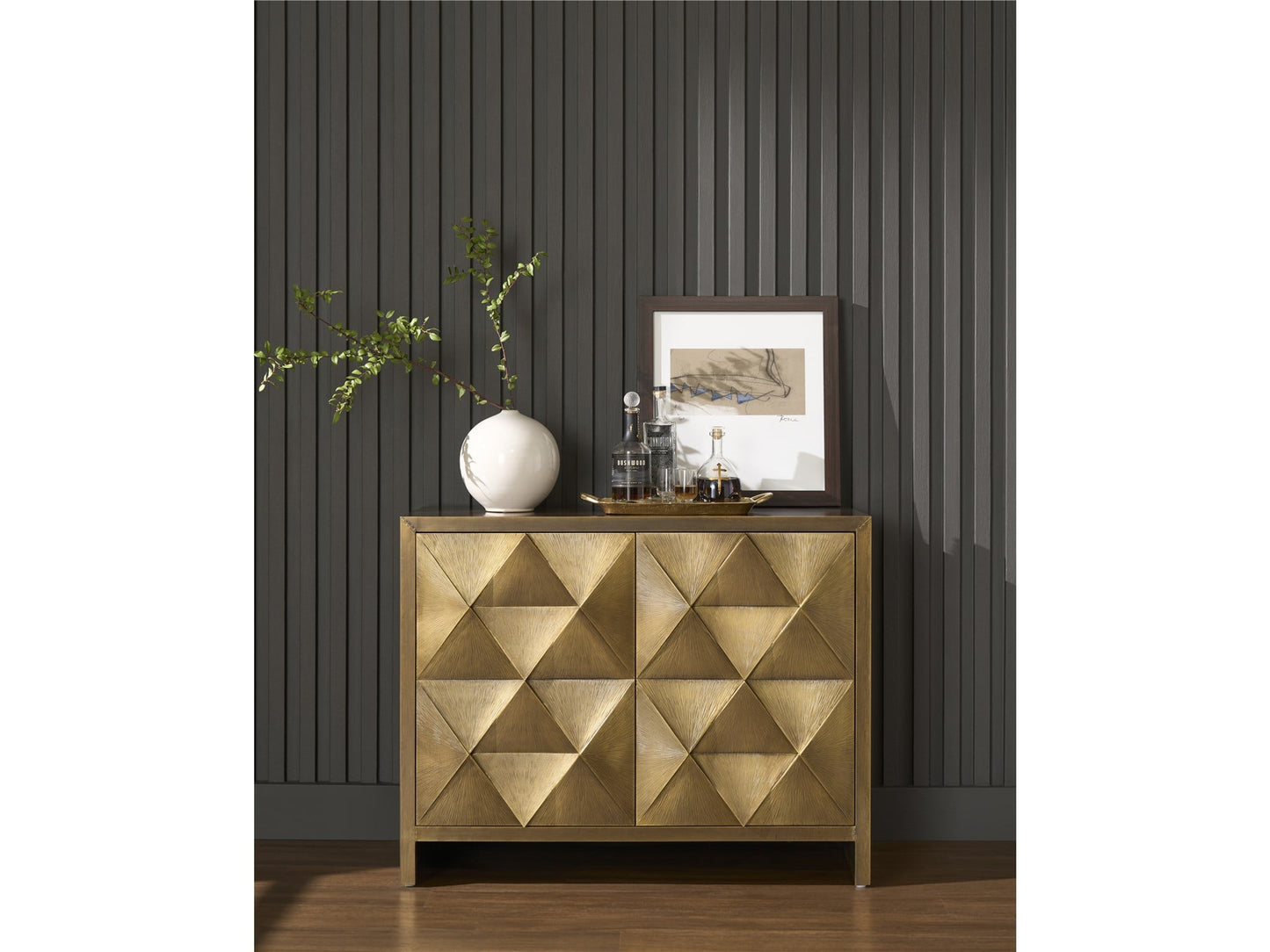 Modern: Sable & Desert Origami Hall Chest - Chapin Furniture