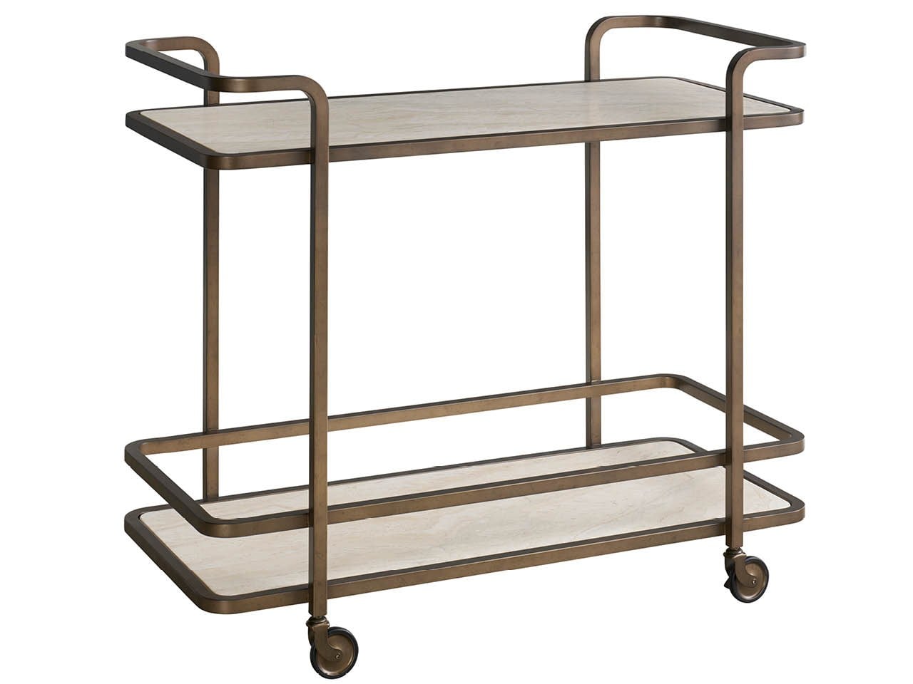 Modern: Sable & Desert Bar Cart - Chapin Furniture