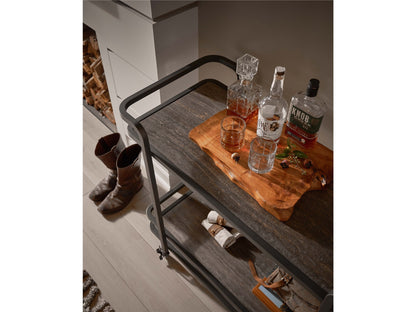 Modern: Sable & Desert Bar Cart - Chapin Furniture