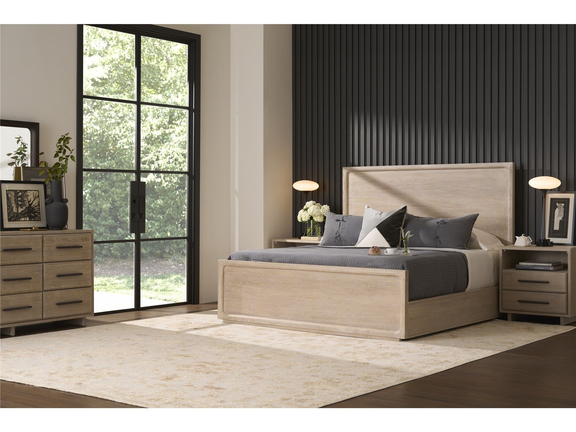 Modern: Sable & Desert Panel Bed - Chapin Furniture