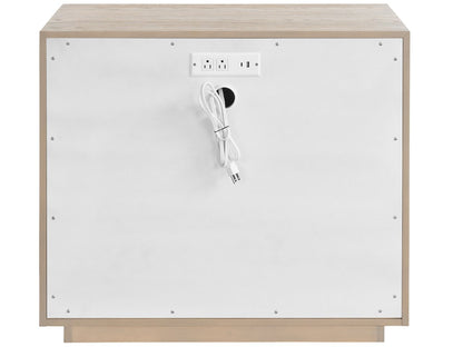Modern: Sable & Desert Plinth Nightstand - Chapin Furniture