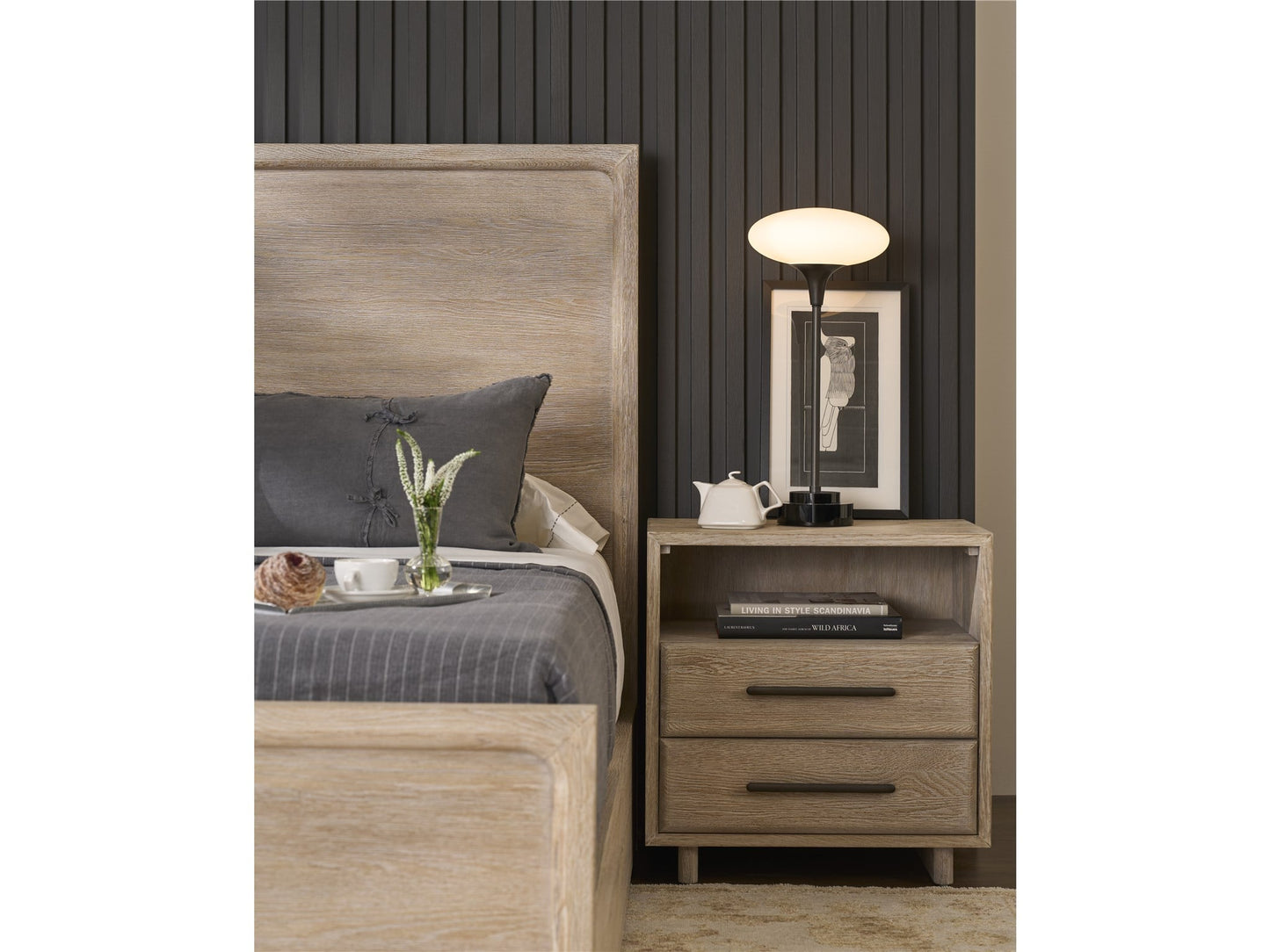 Modern: Sable & Desert Panel Bed - Chapin Furniture