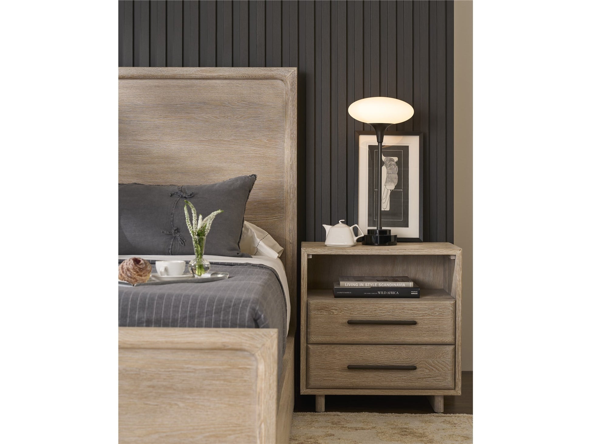 Modern: Sable & Desert Panel Bed - Chapin Furniture