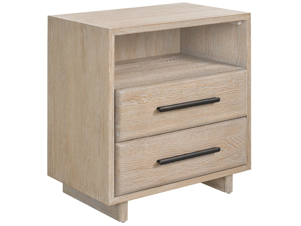 Modern: Sable & Desert Open Storage Nightstand - Chapin Furniture