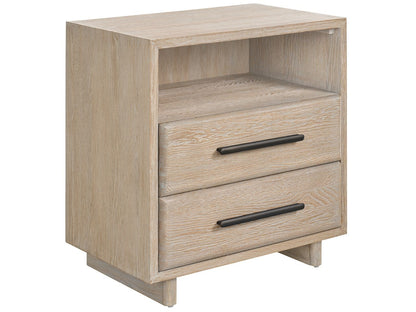 Modern: Sable & Desert Open Storage Nightstand - Chapin Furniture