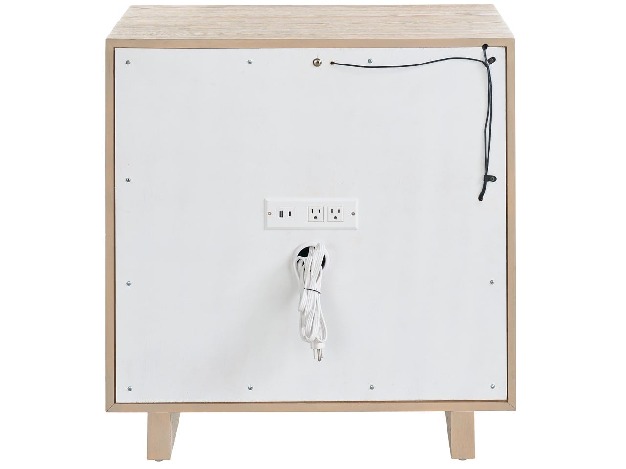 Modern: Sable & Desert Open Storage Nightstand - Chapin Furniture