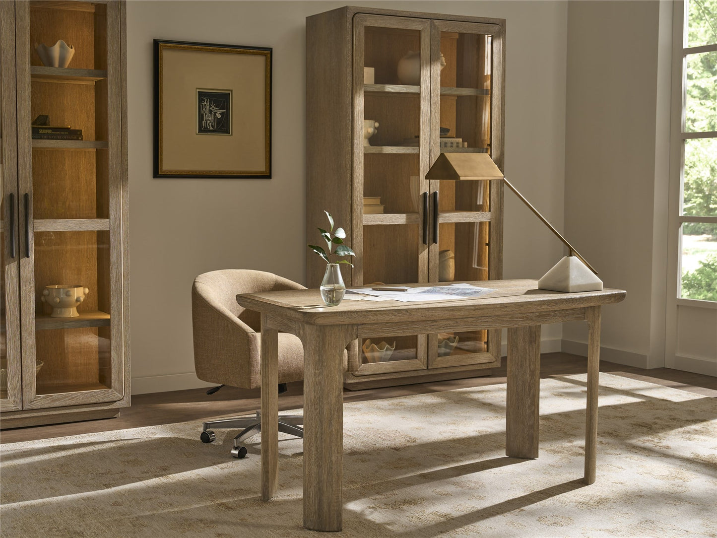 Modern: Sable & Desert Display Cabinet - Chapin Furniture