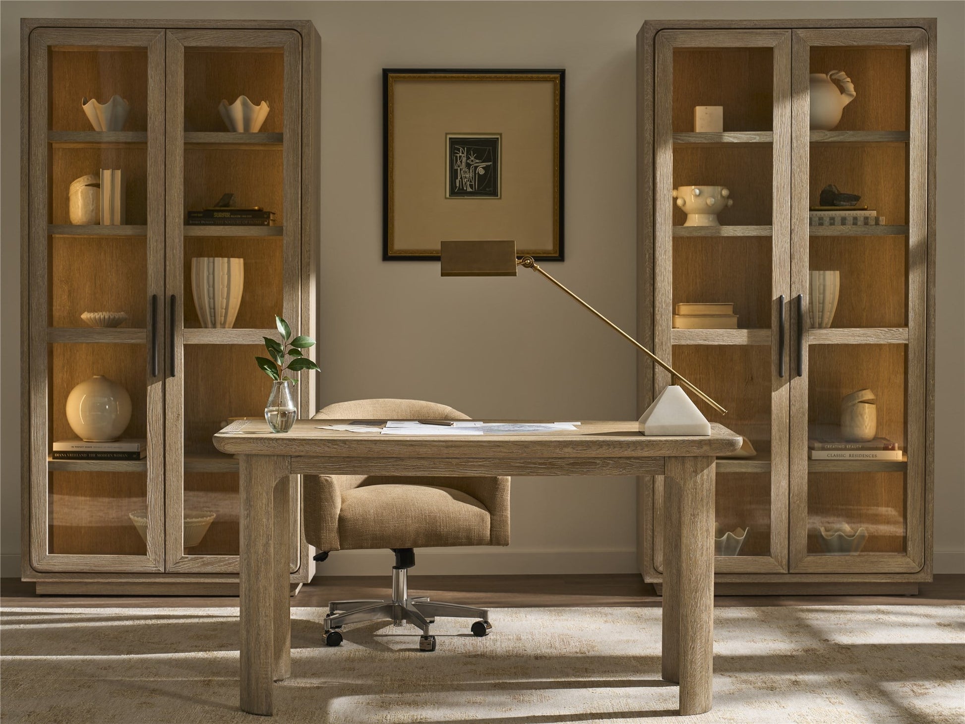 Modern: Sable & Desert Display Cabinet - Chapin Furniture