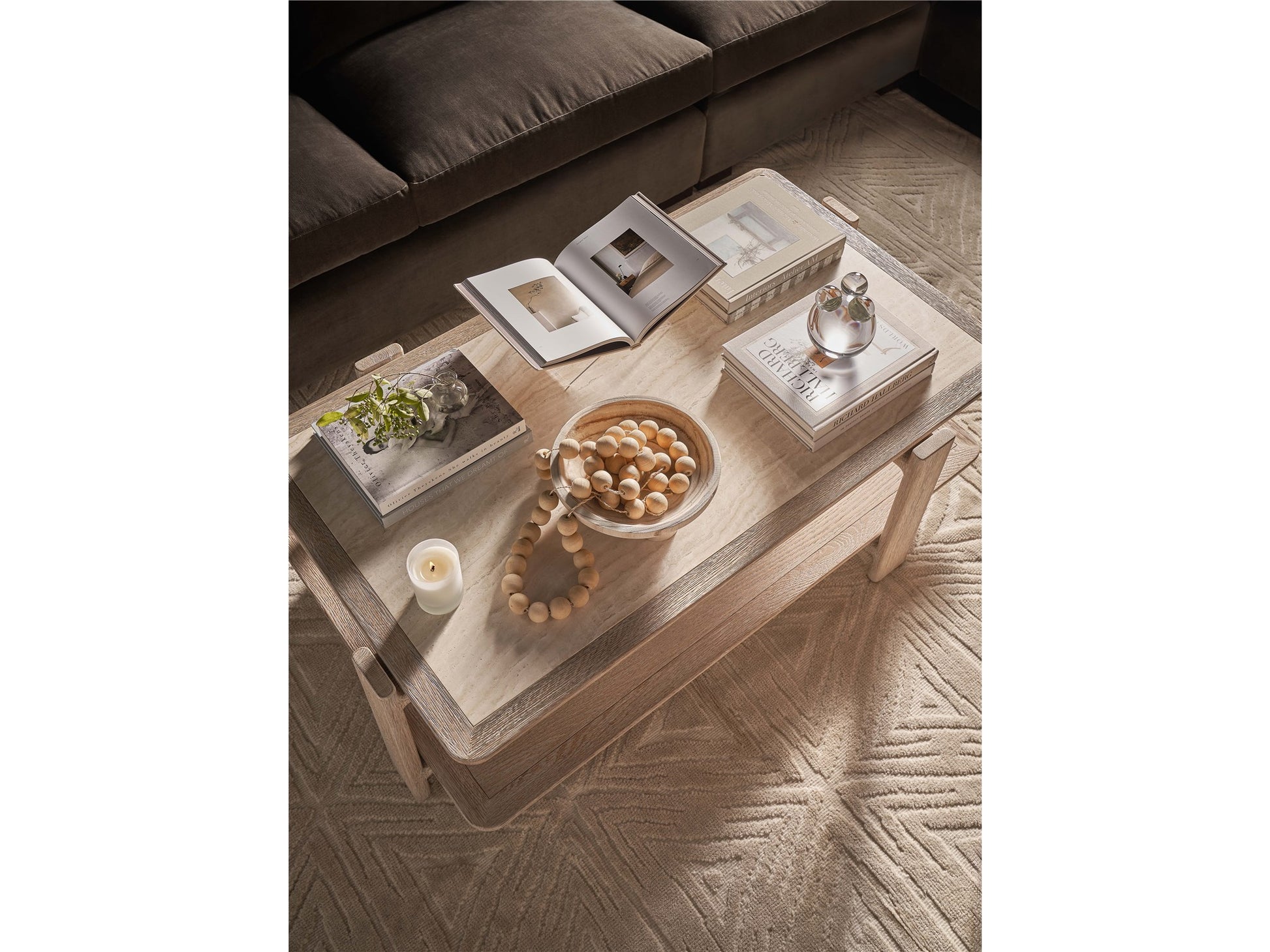 Modern: Sable & Desert Stone Cocktail Table - Chapin Furniture