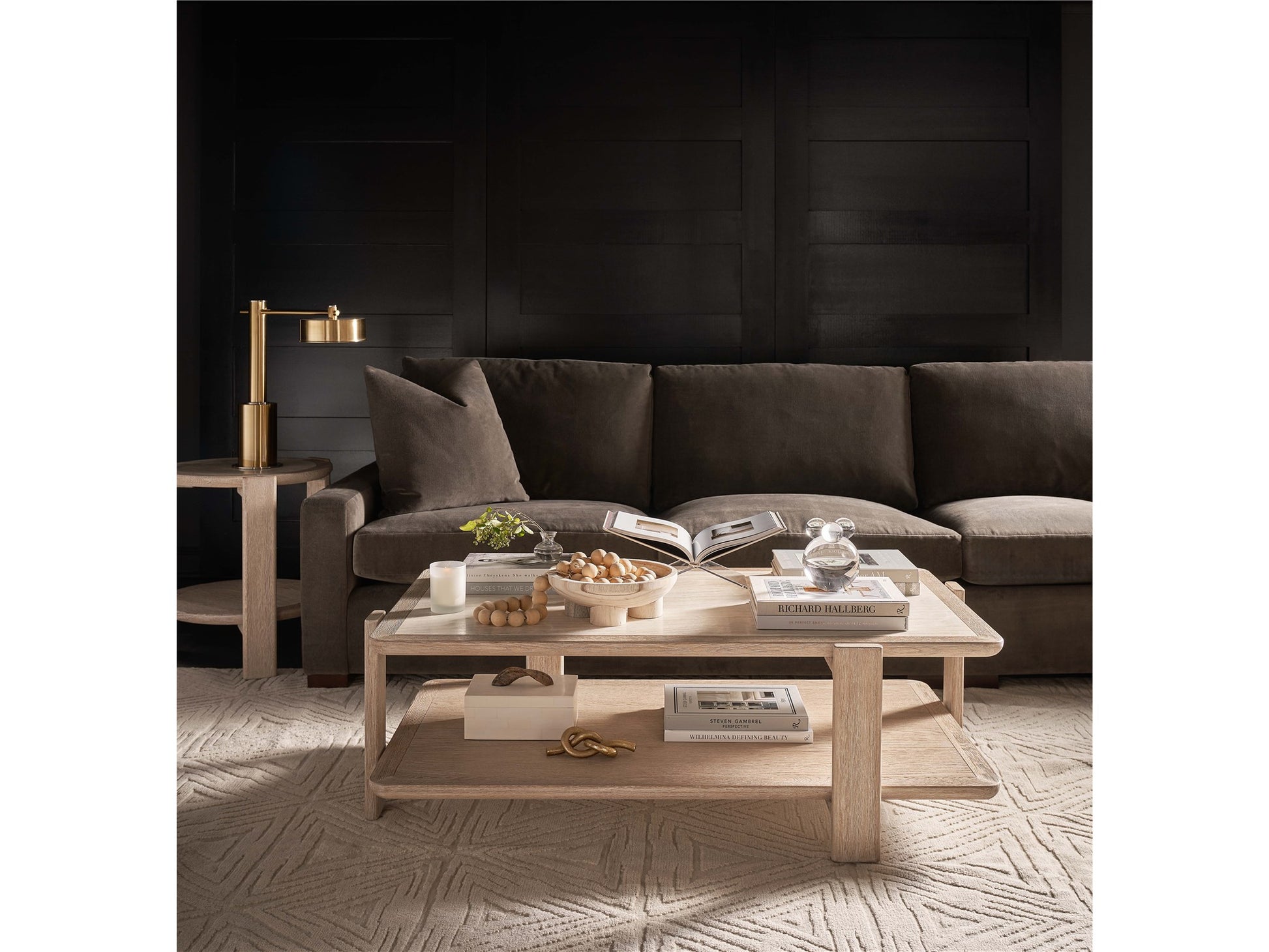 Modern: Sable & Desert Stone Cocktail Table - Chapin Furniture