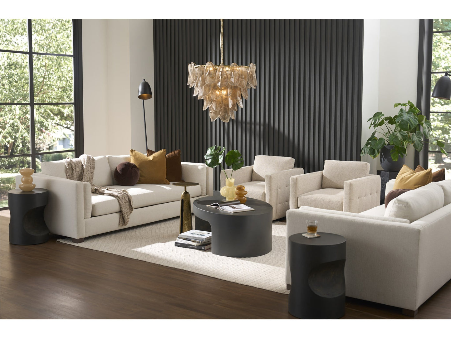 Modern: Sable & Desert Concrete Side Table - Chapin Furniture