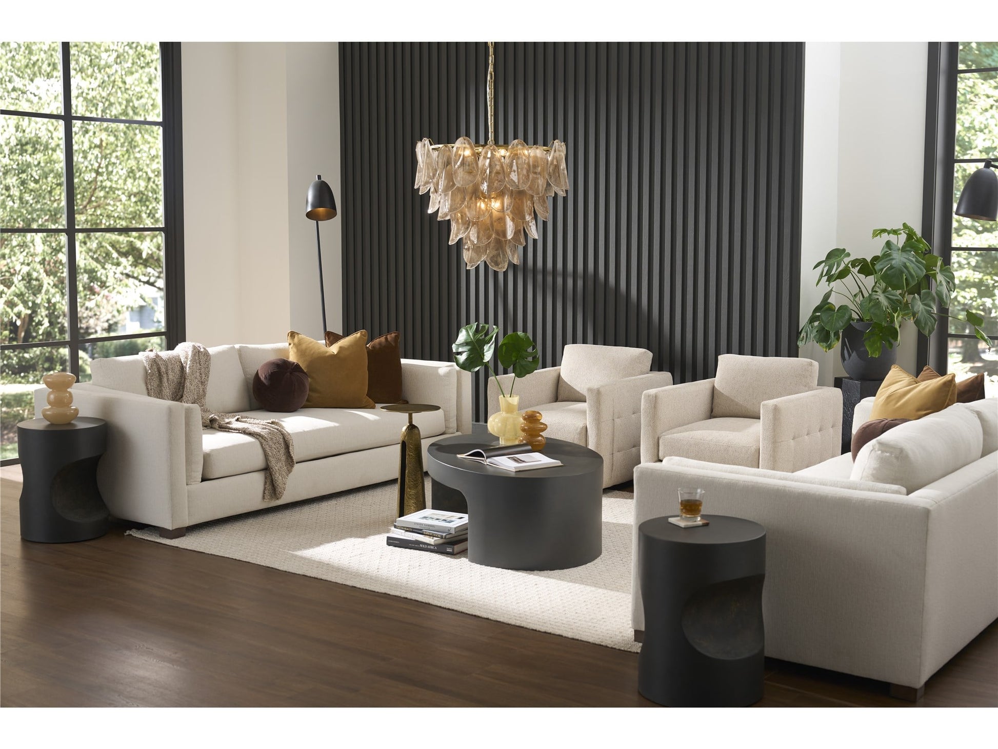 Modern: Sable & Desert Concrete Side Table - Chapin Furniture