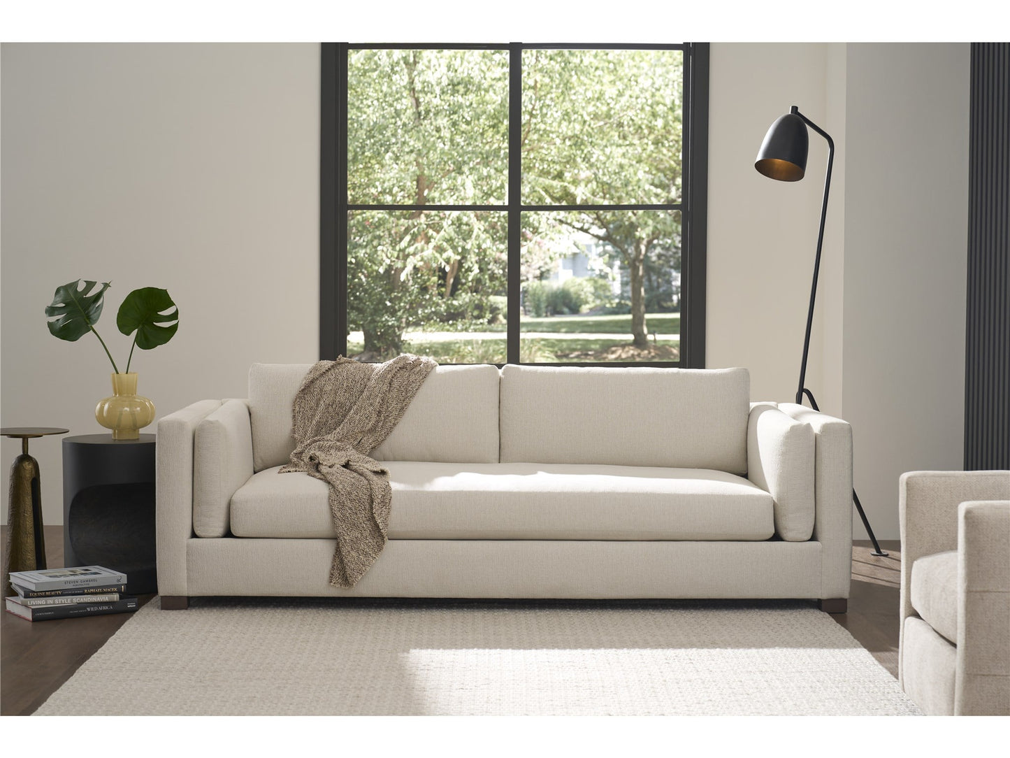 Modern: Sable & Desert Concrete Side Table - Chapin Furniture