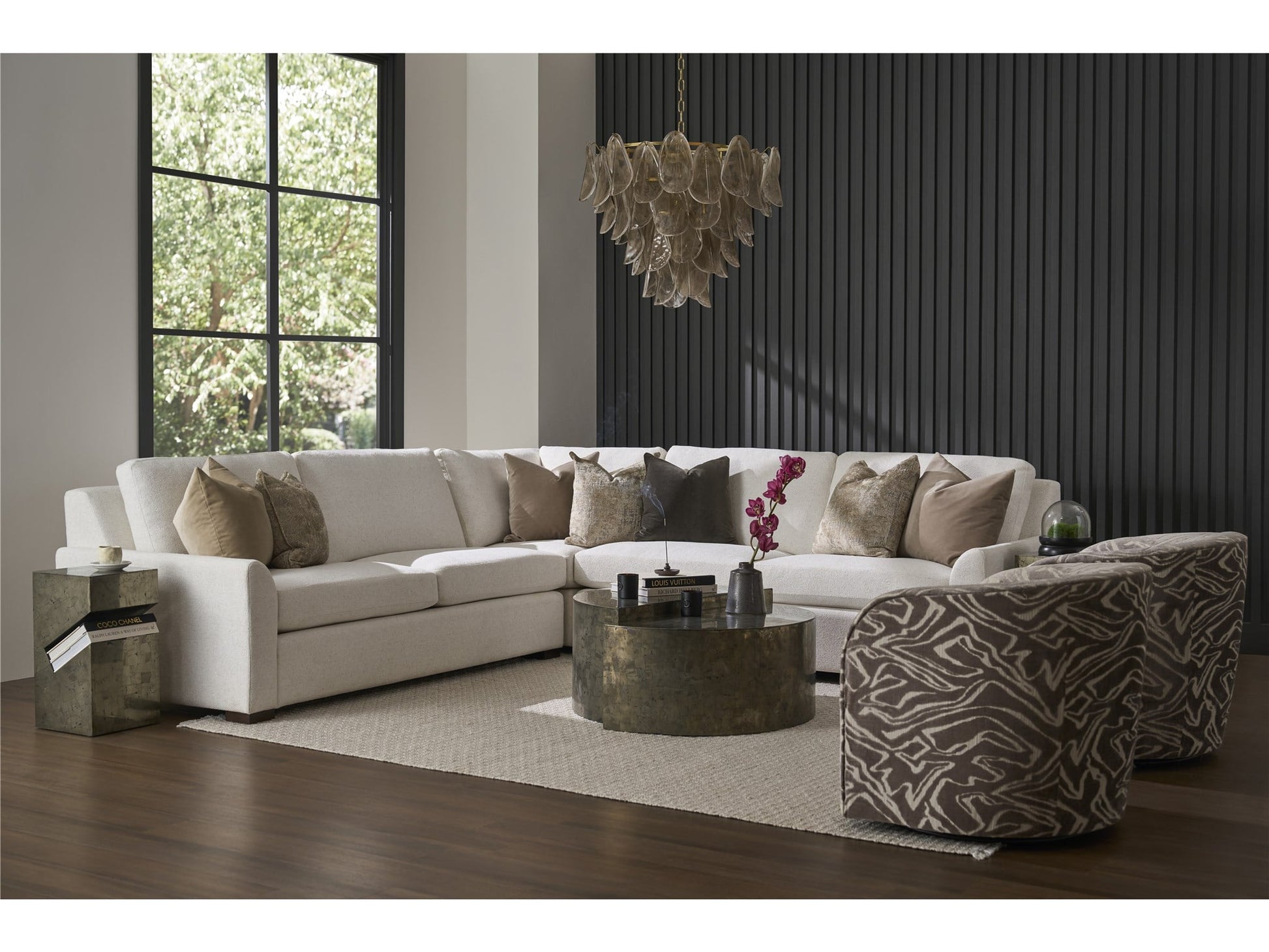 Modern: Sable & Desert Pyrite Side Table - Chapin Furniture