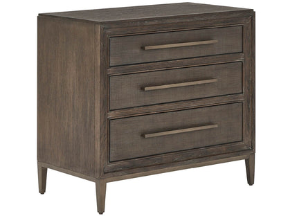 Montclair Cocoa 3 Drawer Nightstand - Chapin Furniture