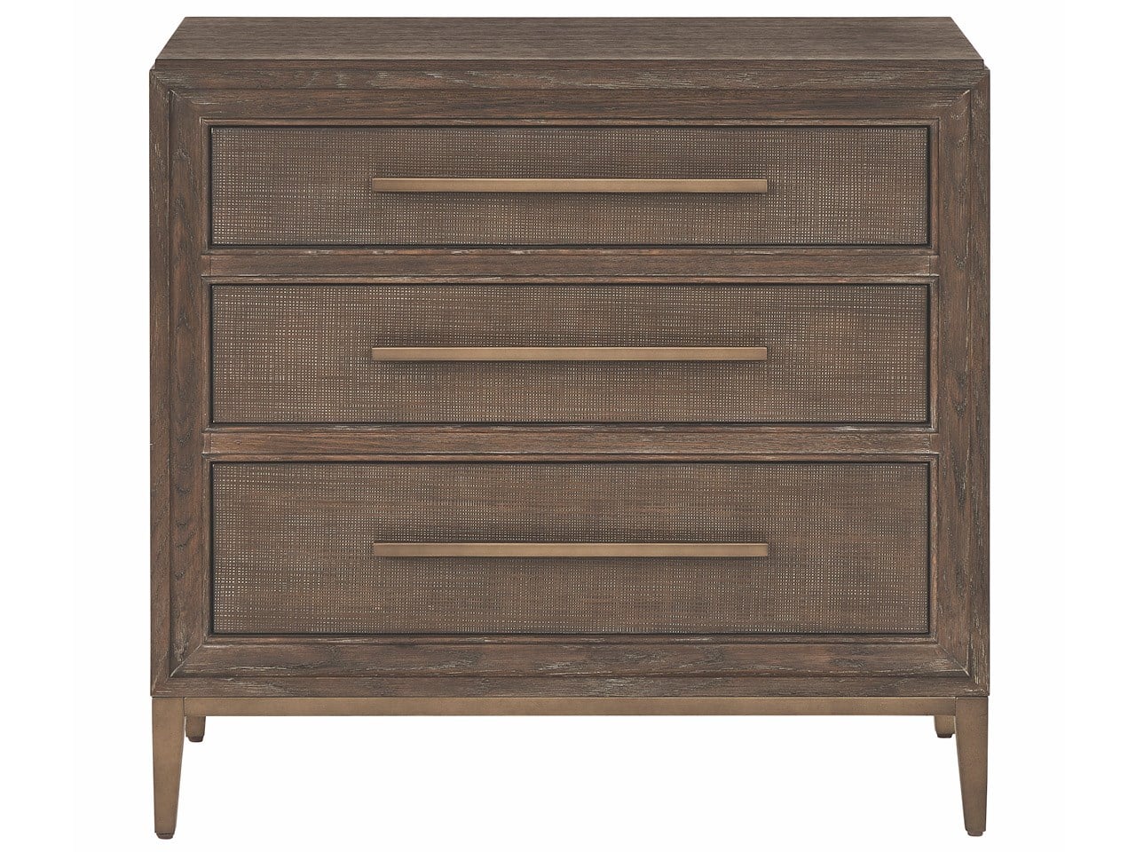 Montclair Cocoa 3 Drawer Nightstand - Chapin Furniture