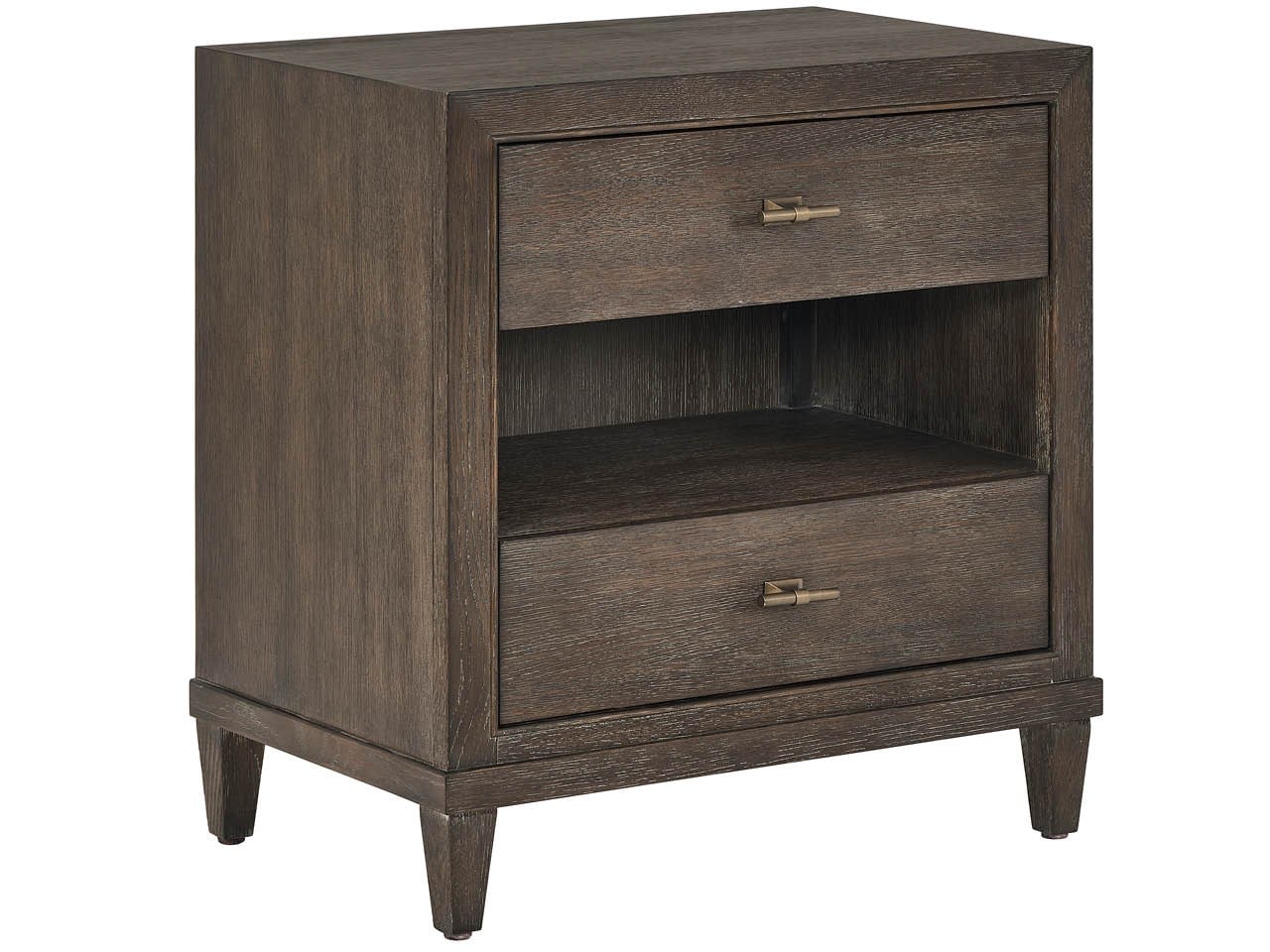 Montclair Cocoa 2 Drawer Nightstand - Thumbnail 2
