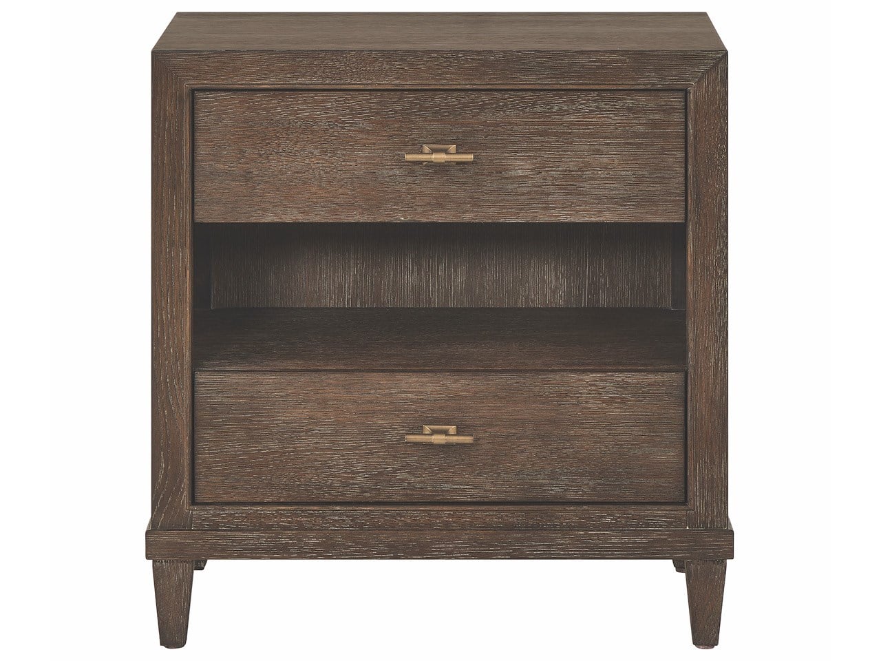 Montclair Cocoa 2 Drawer Nightstand - Chapin Furniture