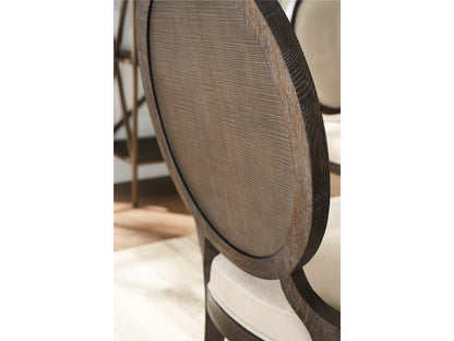Montclair Cocoa Oval Side Chair- Set of 2 - Chapin Furniture