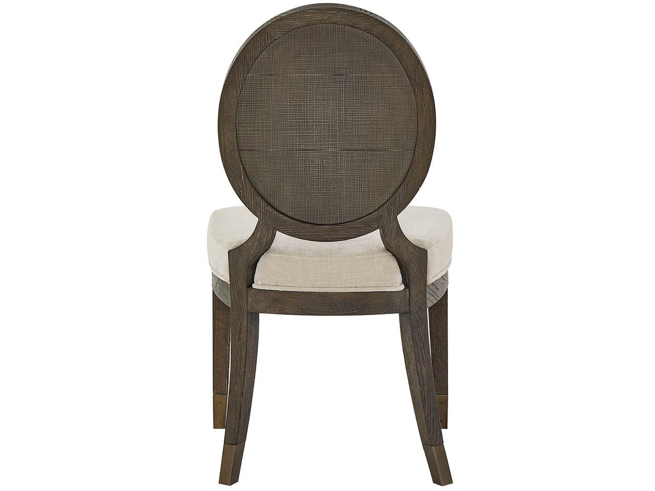 Montclair Cocoa Oval Side Chair- Set of 2 - Chapin Furniture