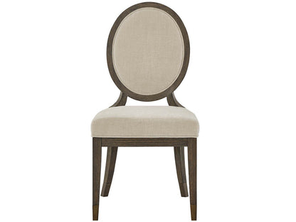 Montclair Cocoa Oval Side Chair- Set of 2 - Chapin Furniture