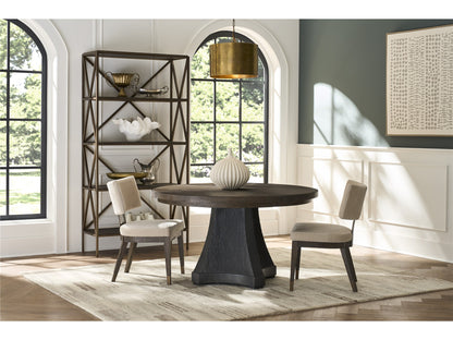 Montclair Cinder Round Dining Table - Chapin Furniture